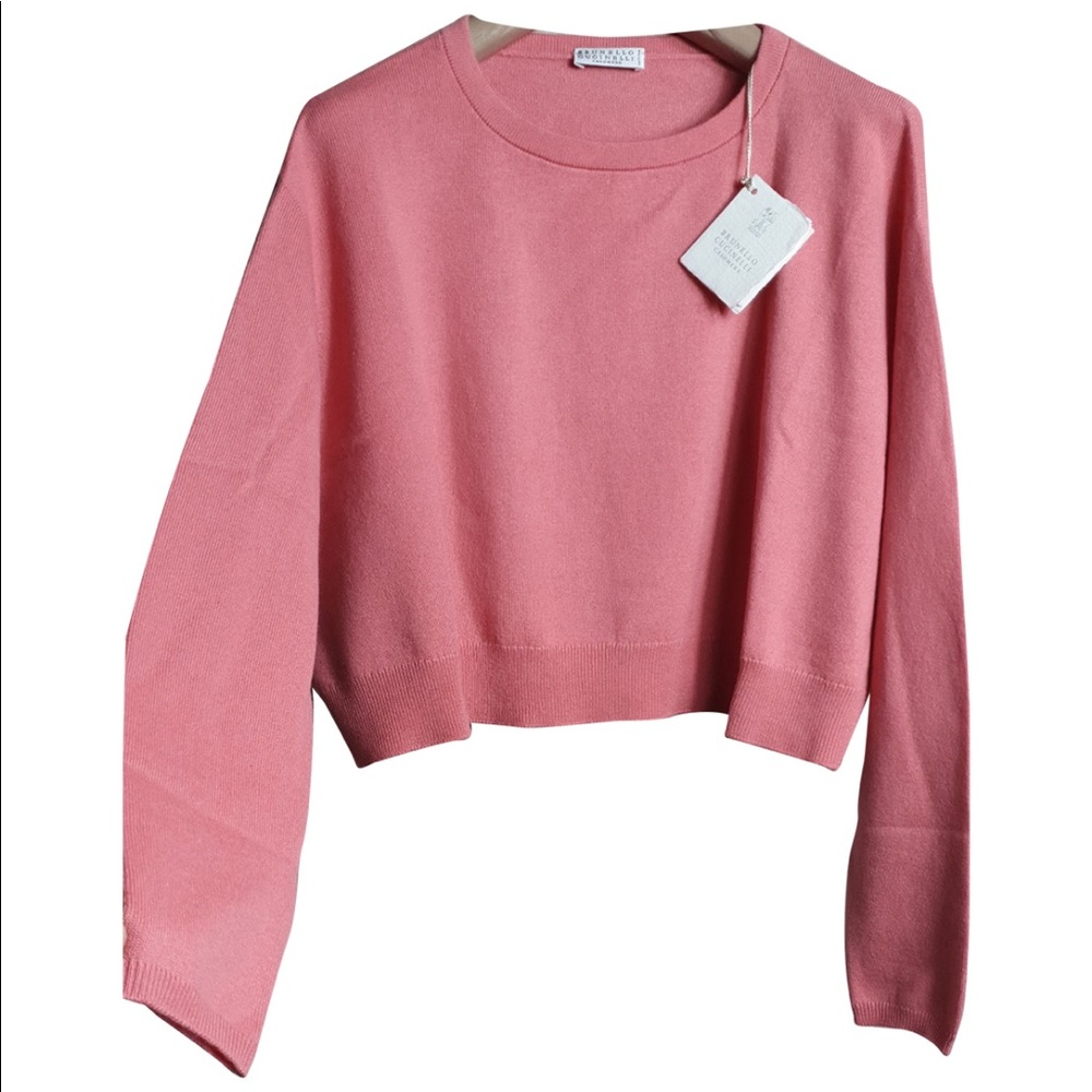 Brunello Cucinelli Pink Cashmere Sweater